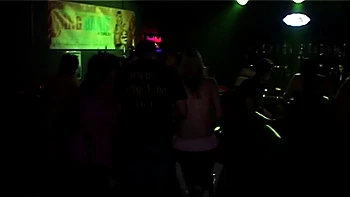 Nasty babes gets wild in gangbang