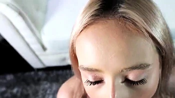 Sloppy Blowjob by a Sensual Teen - Amateur POV Video