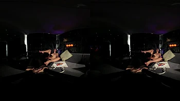 Halloween Threesome with Her Best Friend and a Vampire