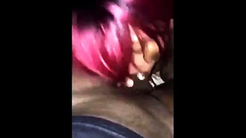 Late Night Interracial Blowjob