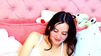 Amateur striptease and Solo masturbation