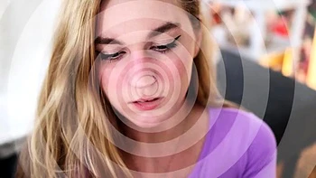 Pale amateur teen brunette Lynn Love