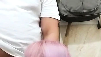 My wife playing at work