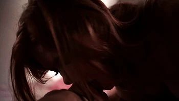 Pigtailed Brunette Lesbian Licks Hot Blonde