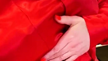 Busty brunette solo masturbation