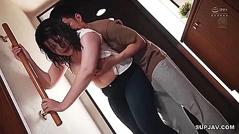 Alone Under The Same Roof Drowning In A Dense Sweaty Sexual Intercourse With A Wet And Transparent Housekeeper