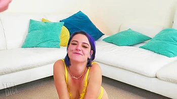 Blue Haired Cutie Annabel Lee Gets Banged By Lusty Toby Dick