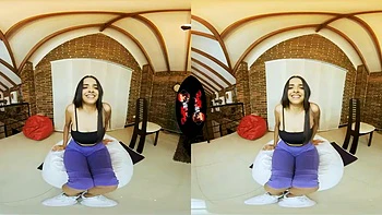 The amazing goddess of Latinas, Valeria Rey: Blowjob, Cowgirl  Pov VR Porn