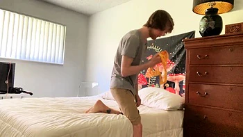 Roommate Revenge Caught with My Panties Leads to POV Blowjo