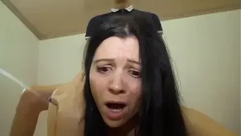 While my husband is at work, his y. fucks me hot wife