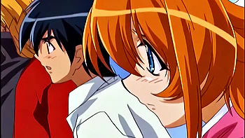 Horny Japanese anime teens showing off sexy bodies