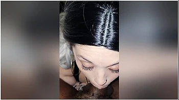 Pov My Roomates Slutty Girlfriend Gives Me Sloppy Throat Until I Blow A Fat Load On Her Pretty F