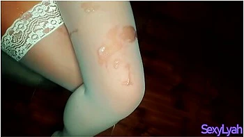 Cum In My Pantyhose! Compilation 2019 - Nylon Fetish