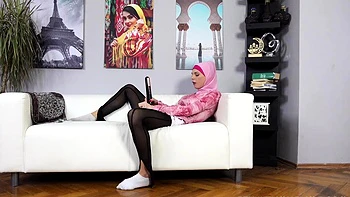 He caught his hijab wife with a dildo