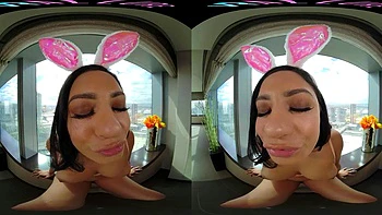 Curvaceous Easter cooking: Big Tits, Big Ass  Brunette VR Porn