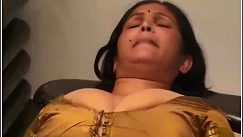 House Wife With Small Boy - Indian Mallu
