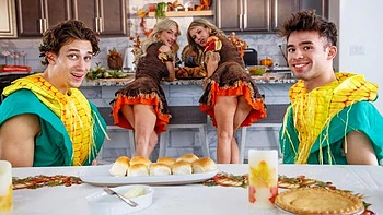 Busty blonde with good bottom Enzo East jumps on a long penis