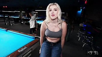 Good POV sex in the cowgirl pose with a slutty blonde Gia OhMy