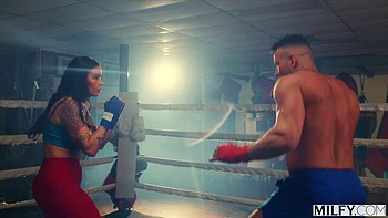 Alluring hottie Dana Vespoli rammed in the doggy style pose