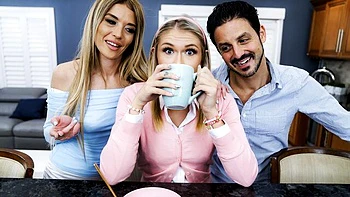 Two young blondes Tiffany Fox and Juliana Marie love this cock