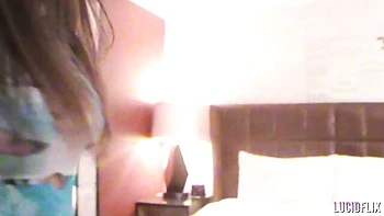 Seth Gamble nailed a big-bottomed brunette girlfriend Bella Blu