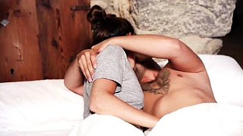 Awesome missionary pose fuck with a long-legged brunette Clea Gaultier