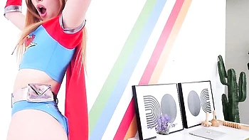 Beauty with nice ass Myra Moans is enjoying dick-riding so much