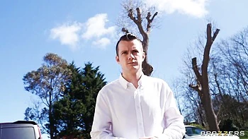 Busty brunette Coco Bae is enjoying hardcore gangbang fuck