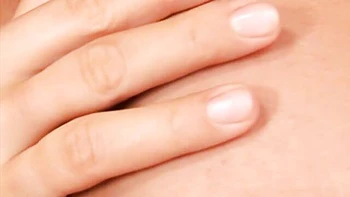 Blonde hottie with red dildo Szilvia Lauren fucks with a dildo