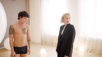 Lindsey Cruz and Curved Marvin are enjoying gangbang fuck so much