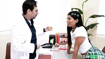 Big-bottomed brunette Jasmine Sherni is enjoying jumping on a dick