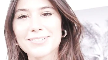 Astonishing interracial penetration with a hot brunette Charlotte Mae