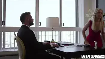 VIXEN Blonde bombshell Lika has the most intense sex