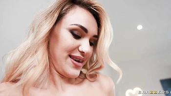 Blonde sweetheart Merida Sat is having fun with her horny lover