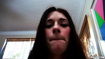 Blue-eyed hottie Jayde Symz is enjoying this massive wiener