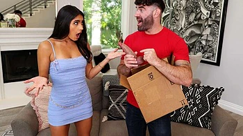 A young and hot brunette Isa Bella enjoys intensive penetration