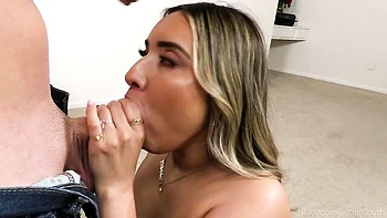 Sweet casting fuck in the sideways pose with a hot babe Leslie