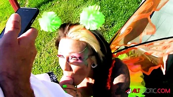 Fascinating Lily Fatale at doggystyle trailer