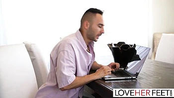 Foot goddess xxx with emotional Candy Scott and Scott from Love Her Feet