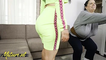 Watch precious Abby Tits and Andra Brazil's video