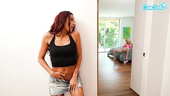 Watch charming Lexi Lore and Vanna Bardot's action