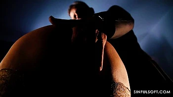 Divine Karina King at curvy dirt