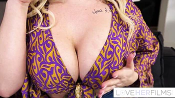 Cute Miss Jackson at real boobs sex