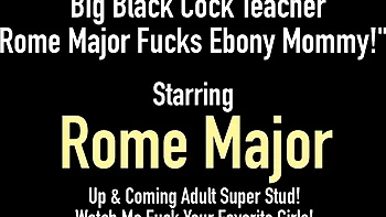 Dazzling Rome's black porn clip