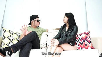 Lia's natural tits dirt