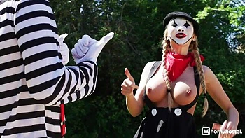 Cover-girl Yasmina Khan and Frances Bentley's doggystyle action