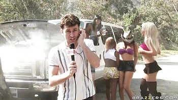 Bewitching Bridgette B and Isis Love - outdoor clip - Brazzers Exxtra