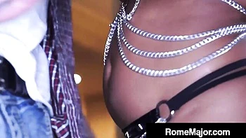 Slutty Rome's deep throat xxx