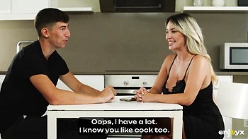 Cute Tatiana Alvarez and Brady Bud - cum on face sex - Enjoyx