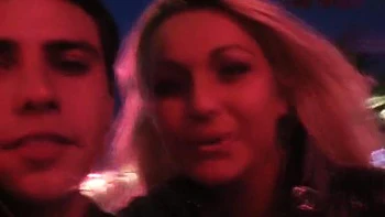 Public fuck with gf in fishnets